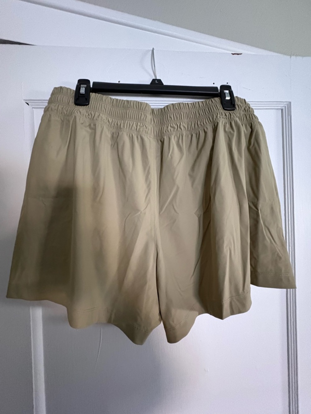Old Navy Tan Athletic Shorts with Zip Pockets - Picture 2 of 3